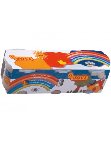 Pasta blandiver 403 rojo amarillo azul caja con 3 botes