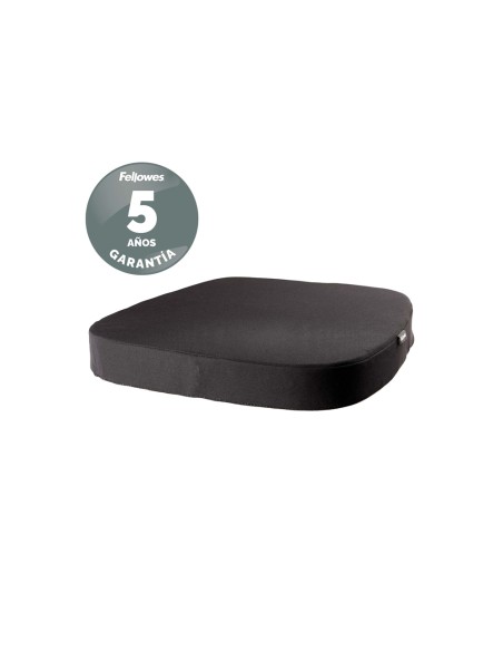 Cojin de asiento fellowes breyta acolchado color negro 60x430x430 mm