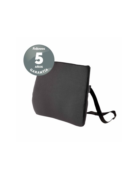 Respaldo ergonomico fellowes lumbar acolchado breyta comfort color negro 330x380x90 mm