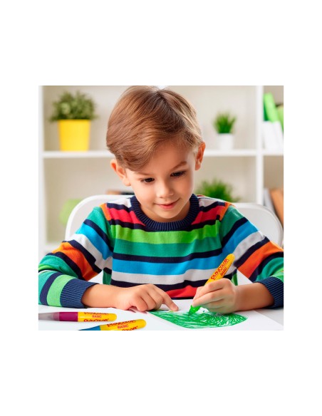 Rotulador playcolor maxi jumbo basic caja de 6 unidades colores surtidos