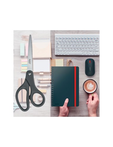 Tijera oficina leitz 205 cm titanio color gris oscuro