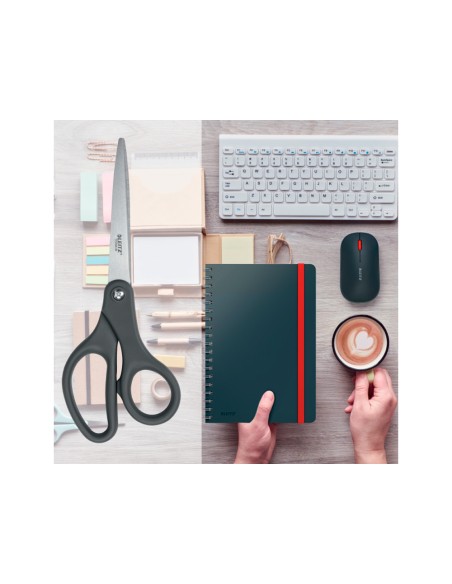 Tijera oficina leitz 205 cm titanio color gris oscuro
