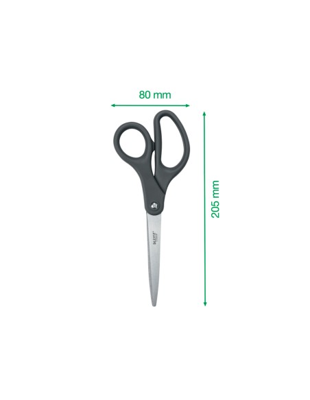 Tijera oficina leitz 205 cm titanio color gris oscuro