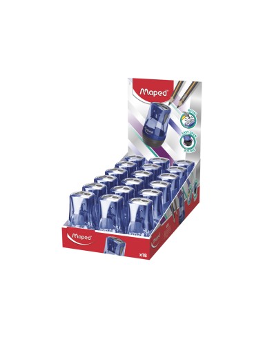 Sacapuntas maped metalico tonic 2 usos con deposito