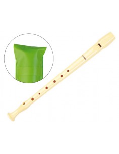 Flauta hohner 9508 color marfil funda verde