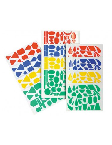 Gomets figuras surtidas 706 bolsa de 20 hojas