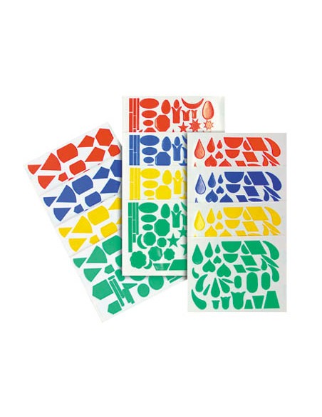 Gomets figuras surtidas 706 bolsa de 20 hojas