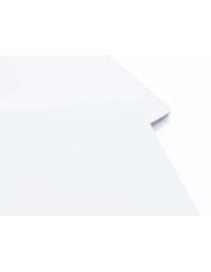 Cartulina liderpapel a3 180g m2 blanco paquete de 255 hojas en carpeta dossier transparente con cierre