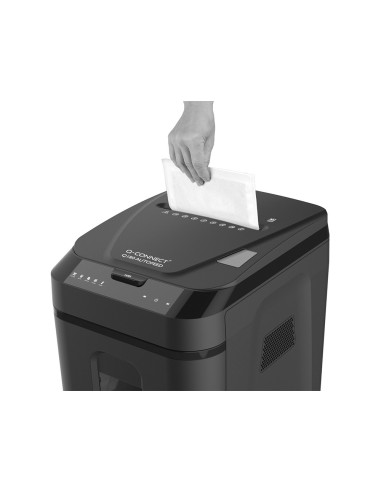 Destructora de documentos q connect capacidad corte 180 h auto 10 h manual destruye grapas clips y tarjetas