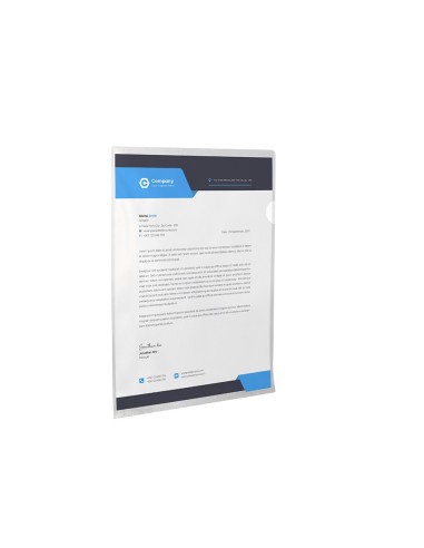 Carpeta q connect dossier unero plastico folio transparente 110 micras