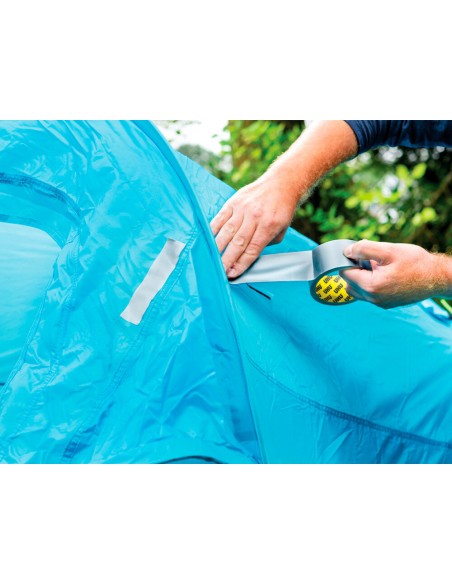 Cinta adhesiva uhu americana grizzly tape ultrafuerte color plata 25 mt x 48 mm