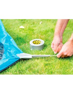 Cinta adhesiva uhu americana grizzly tape ultrafuerte color plata 10 mt x 48 mm