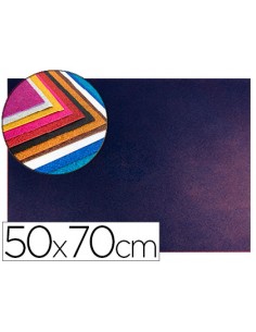 Goma eva con purpurina liderpapel 50x70cm 60g m2 espesor 2 mm bicolor azul rojo