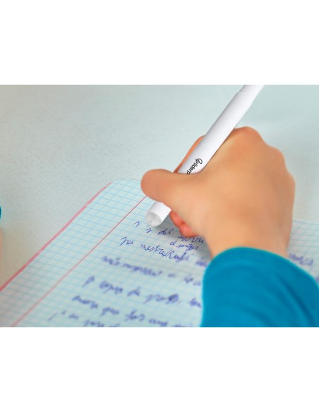 Boligrafo fantasia liderpapel animal town vaca tinta azul borrable punta 1 mm