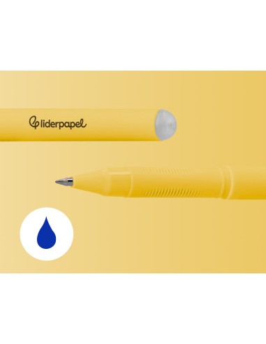 Boligrafo fantasia liderpapel animal town tinta caballo tinta azul borrable punta 1 mm