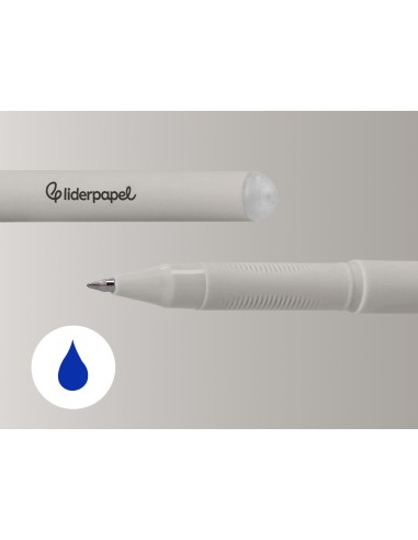 Boligrafo fantasia liderpapel animal town raton tinta azul borrable punta 1 mm