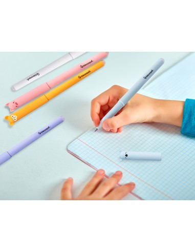 Boligrafo fantasia liderpapel animal town koala tinta azul borrable punta 1 mm