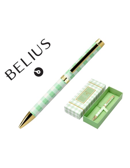 Roller belius picnic aluminio color verde dorado tinta color negro caja de diseno Roller belius picnic aluminio color verde dorado tinta color negro caja de diseno