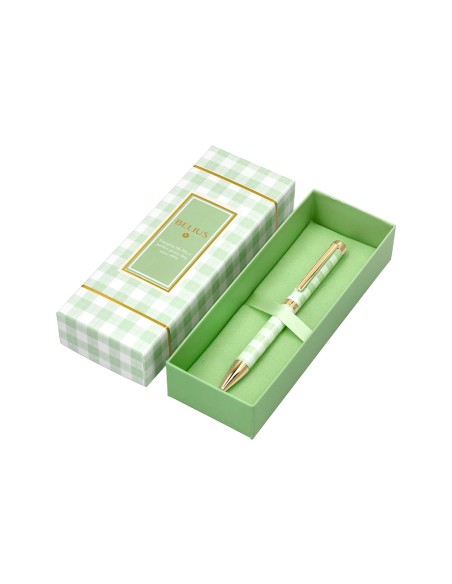 Roller belius picnic aluminio color verde dorado tinta color negro caja de diseno Roller belius picnic aluminio color verde dorado tinta color negro caja de diseno