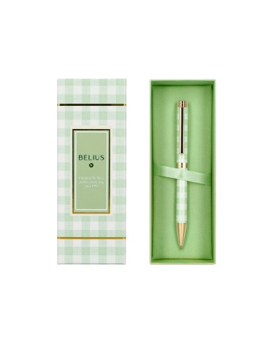 Roller belius picnic aluminio color verde dorado tinta color negro caja de diseno
