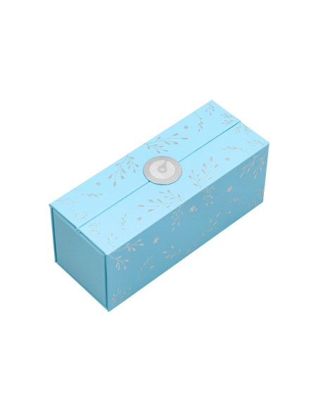 Roller belius bella aluminio color azul celeste diseno plateado relieve tinta color negro caja de diseno Roller belius bella aluminio color azul celeste diseno plateado relieve tinta color negro caja de diseno