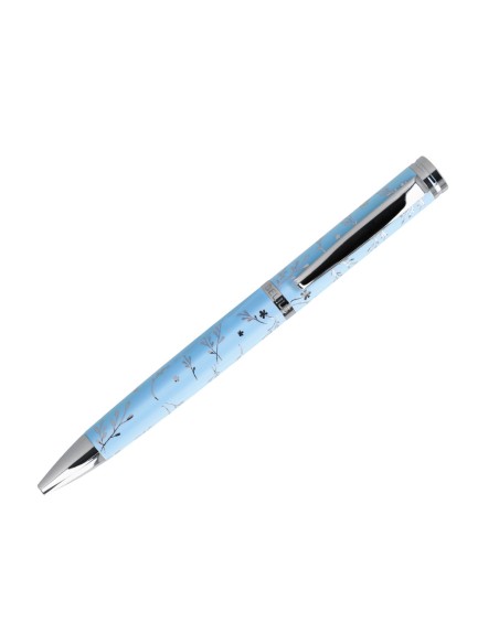 Boligrafo belius bella aluminio color azul celeste diseno plateado relieve tinta azul caja de diseno Boligrafo belius bella aluminio color azul celeste diseno plateado relieve tinta azul caja de diseno