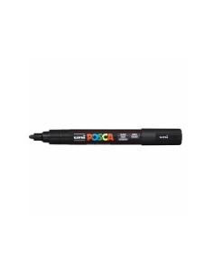 Rotulador uni posca pc 5m marcador de pintura punta conica 18 25 mm negro