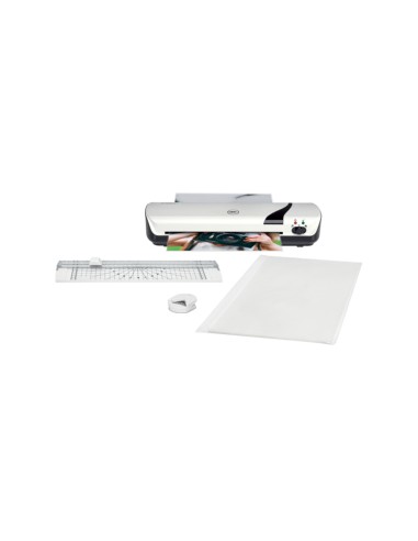 Set plastificadora cizalla rodillo redondeador de esquinas gbc inspire din a4 craft blanco