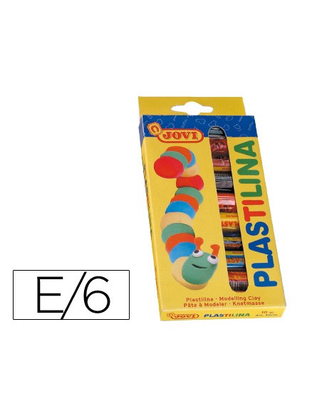 Plastilina jovi estuche de 10 barras colores surtidos Plastilina jovi estuche de 10 barras colores surtidos