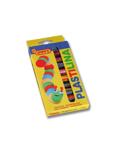 Plastilina jovi estuche de 10 barras colores surtidos