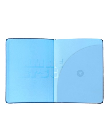 Agenda escolar antartik 25 26 encuadernada go simil piel azul oscuro semana vista a5 bilingue papel fsc 80 gr