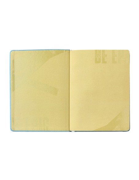 Agenda escolar antartik 25 26 encuadernada go simil piel azul semana vista a5 bilingue papel fsc 80 gr