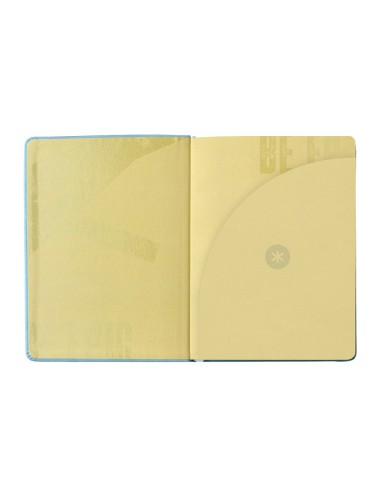 Agenda escolar antartik 25 26 encuadernada go simil piel azul semana vista a5 bilingue papel fsc 80 gr