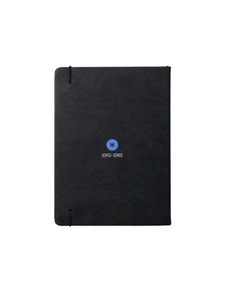 Agenda escolar antartik 25 26 encuadernada go simil piel negro semana vista a5 bilinguepapel fsc 80 gr