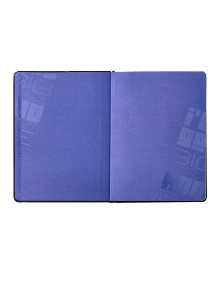 Agenda escolar antartik 25 26 encuadernada go simil piel negro semana vista a5 bilinguepapel fsc 80 gr