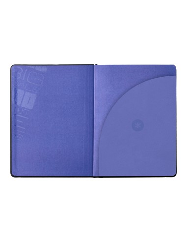 Agenda escolar antartik 25 26 encuadernada go simil piel negro semana vista a5 bilinguepapel fsc 80 gr