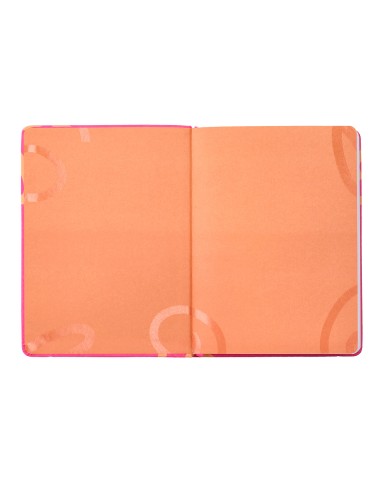 Agenda escolar antartik 25 26 encuadernada go simil piel fucsia semana vista a5 bilingue papel fsc 80 gr