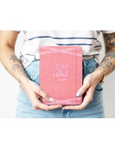 Agenda escolar antartik 25 26 encuadernada go simil piel rosa semana vista a5 bilingue papel fsc 80 gr