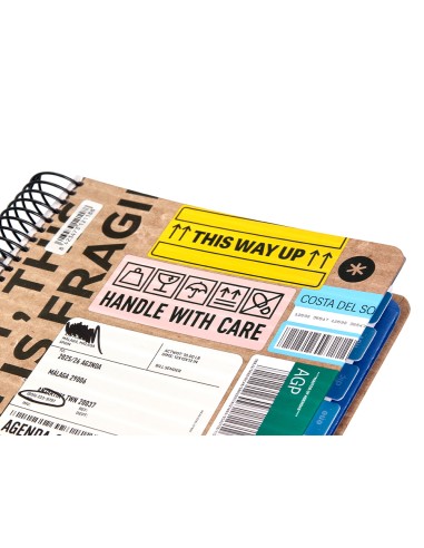 Agenda escolar antartik 25 26 espiral cargo dia pagina a5 bilingue papel fsc 80 gr