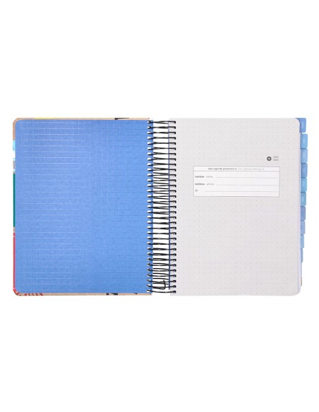 Agenda escolar antartik 25 26 espiral cargo dia pagina a5 bilingue papel fsc 80 gr