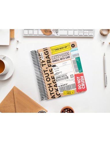 Agenda escolar antartik 25 26 espiral cargo dia pagina a5 bilingue papel fsc 80 gr