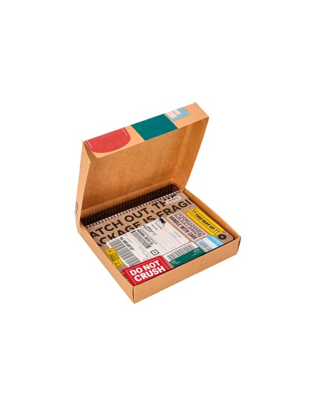 Agenda escolar antartik 25 26 espiral cargo dia pagina a5 bilingue papel fsc 80 gr