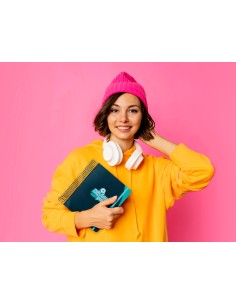 Agenda escolar antartik 25 26 espiral fun day azul oscuro dia pagina a5 bilingue papel fsc 80 gr