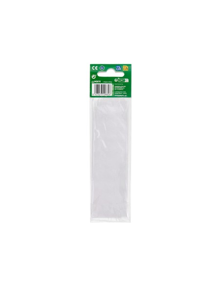 Ojo adhesivo liderpapel 12 mm blanco con pupila negra bolsa de 30 unidades