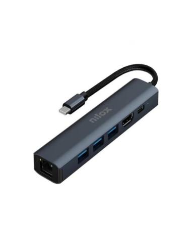 NILOX Docking Station Usb C 6 en 1