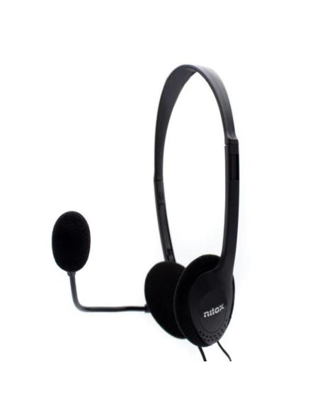 Nilox Auriculares NXCM0000004 Doble Jack Negro Nilox Auriculares NXCM0000004 Doble Jack Negro