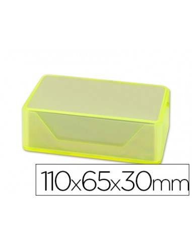 Caja para tarjetas de visitas liderpapel 110x65x30 mm
