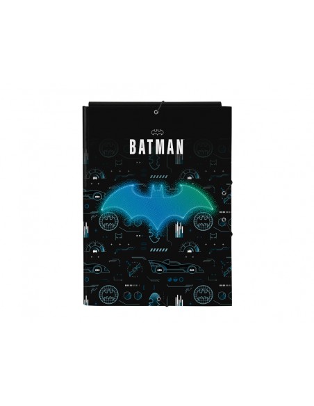Carpeta gomas safta folio carton solapas batman bat tech