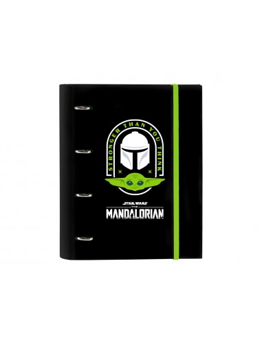 Carpeta con recambio safta din a4 tapa forrada 100 h 60 gr cuadro 5 mm the mandalorian