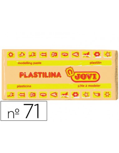 Plastilina jovi 71 carne unidad tamano mediano